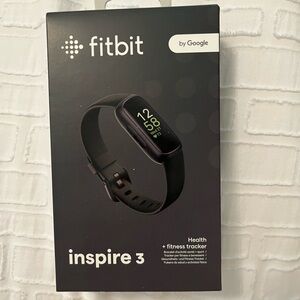 Fitbit Inspire 3 Black Fitness Health Workout Tracker